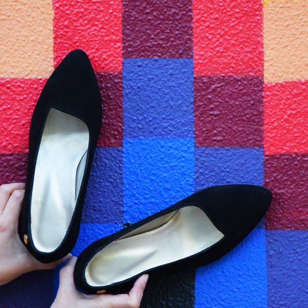 Black Basic Shoes by Small Shoes by Cristina Correia