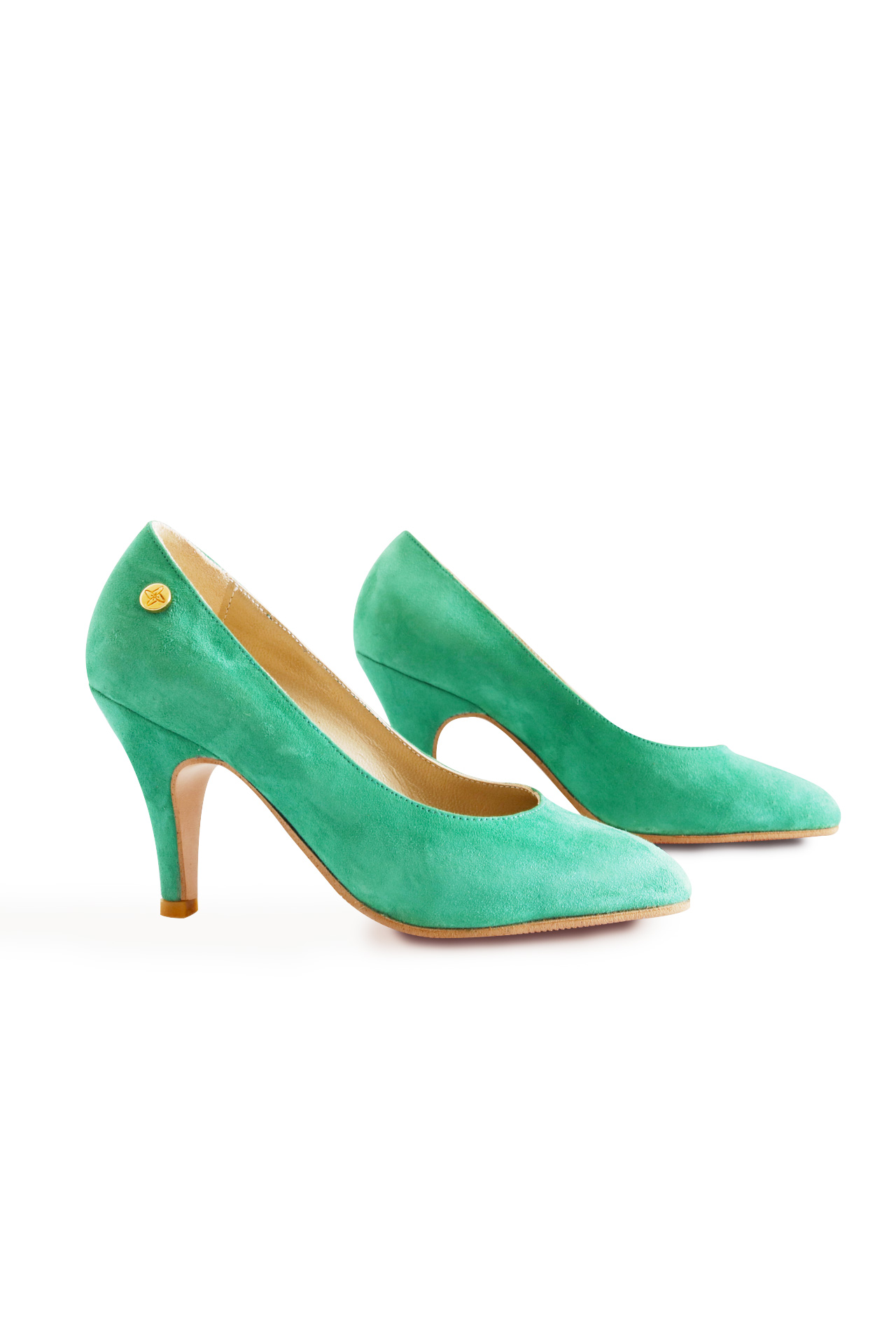 September Useless Unauthorized Emerald Green Suede Stilettos for Petites! | Small Shoes by Cristina Correia