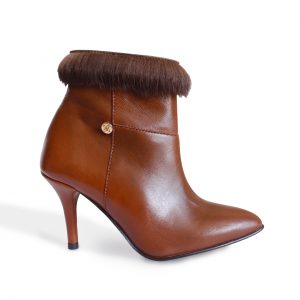 Madrid Brown Ankle Boot Side